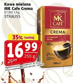 Prim Market Kawa mielona MK Cafe Crema STRAUSS oferta