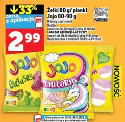 Topaz Żelki 80 g / pianki Jojo 80-90 g Nestle oferta