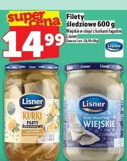 Topaz Filety śledziowe 600 g Lisner oferta