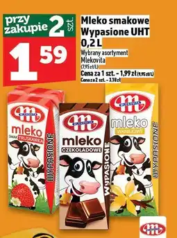 Topaz Mleko smakowe Wypasione UHT 0,2 l Mlekovita oferta