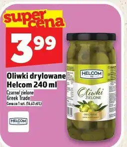 Topaz Oliwki drylowane Helcom 240 ml Grecki zielone Greek Trade oferta
