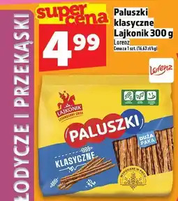 Topaz Paluszki klasyczne Lajkonik 300 g oferta