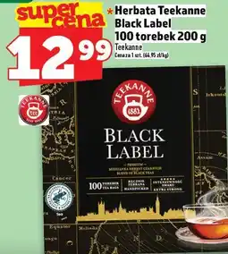 Topaz Herbata Teekanne Black Label 100 torebek 200 g oferta