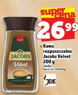 Topaz Kawa rozpuszczalna Jacobs Velvet 200 g oferta