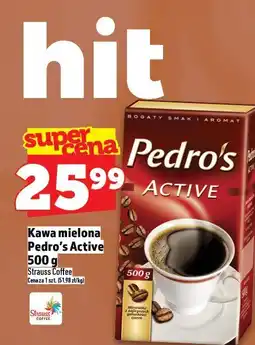 Topaz Kawa mielona Pedro's Active 500 g oferta