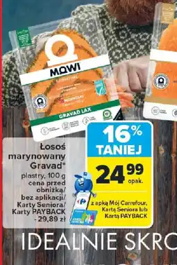 Carrefour Losoś marynowany Gravad oferta