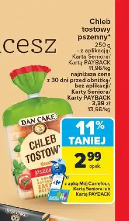 Carrefour Chleb tostowy pszenny oferta