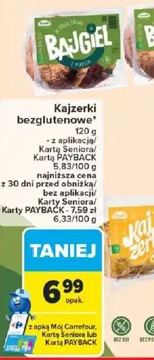 Carrefour Kajzerki bezglutenowe oferta