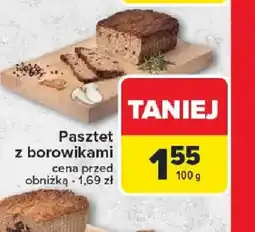Carrefour Pasztet z borowikami oferta