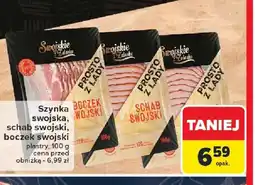 Carrefour Szynka swojska, schab swojski, boczek swojski oferta