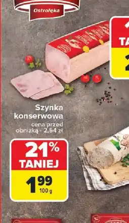 Carrefour Szynka konserwowa oferta