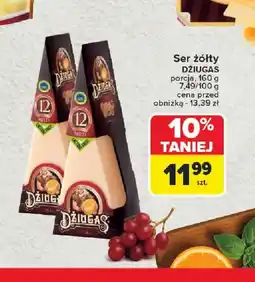 Carrefour Ser żółty DŽIUGAS oferta