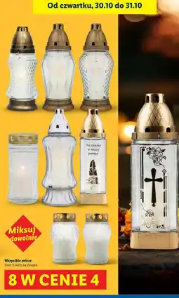 Lidl Znicz szklany oferta
