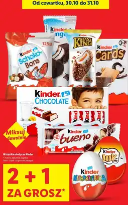 Lidl Cukierki czekoladowe Kinder Schoko-Bons oferta