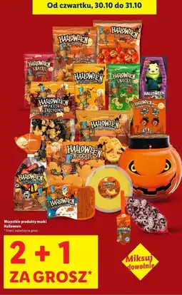 Lidl Dynia zestaw słodyczy Halloween oferta
