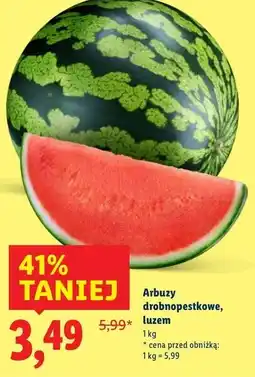 Lidl Arbuz drobnopestkowy oferta