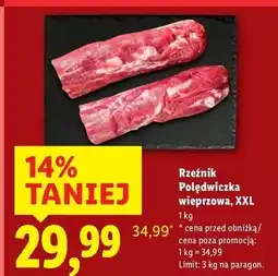 Lidl Polędwica wieprzowa Rzeźnik Codzienna Dostawa oferta