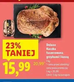 Lidl Kaczka faszerowana grzybami i kaszą Deluxe (Schwarz) oferta
