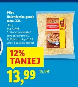 Lidl Ser gouda holenderska tarta Pilos oferta