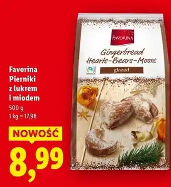 Lidl Pierniki glazurowane Favorina oferta