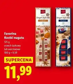 Lidl Kostki nugatu warstwowe Favorina oferta
