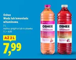 Lidl Lemoniada truskawkowa Oshee Vitamin Lemonade oferta
