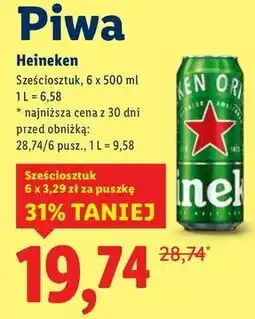 Lidl Piwo Heineken oferta