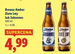Lidl Piwo Złote Lwy oferta