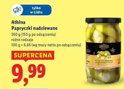 Lidl Papryka zielona nadziewana serkiem Athina oferta