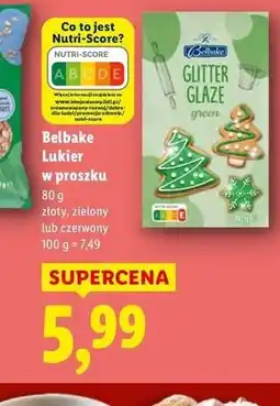 Lidl Lukier zielony Belbake oferta