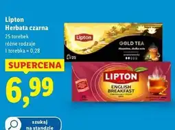 Lidl Herbata english breakfast Lipton Special Collection oferta
