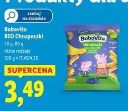 Lidl Chrupeczki kukurydziane bananowe Bobovita Bio oferta