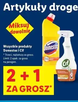 Lidl Spray odtłuszczacz Cif Cleanboost oferta