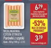 ALDI Parówki z szynki Wędliniarnia Czysta Etykieta oferta