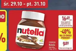 ALDI Krem czekoladowo-orzechowy Nutella oferta