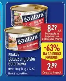 ALDI Golonkowa Krakus Animex oferta