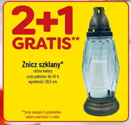 Polomarket Znicz szklany (różne kolory, 28.5 cm) oferta