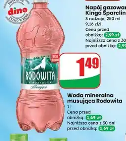 Dino Woda musująca edycja limitowana Rodowita Z Roztocza oferta