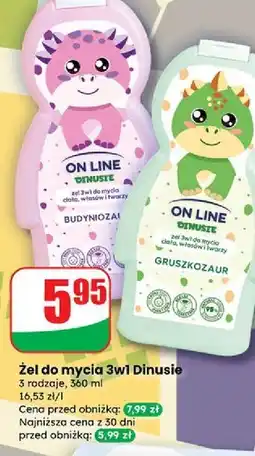 Dino Żel do mycia 3w1 budyniozaur On Line Dinusie oferta
