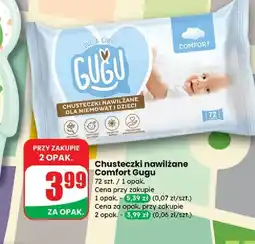 Dino Chusteczki nawilżane love & care Gugu Classic oferta
