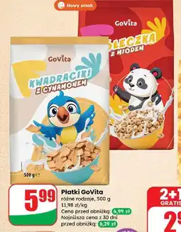 Dino Płatki kółeczka z miodem Govita oferta