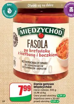 Dino Fasola po bretońsku z kiełbasa i boczkiem Międzychód oferta