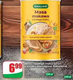 Dino Masa makowa z białego maku Bakalland oferta