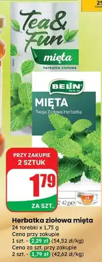 Dino Herbatka mięta Tea & Fun oferta