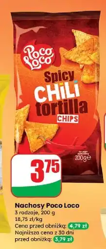 Dino Chipsy tortilla spicy Poco Loco oferta