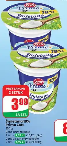 Dino Śmietana 18% Zott Primo oferta