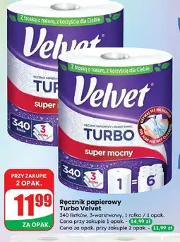 Dino Ręcznik papierowy Velvet Turbo oferta