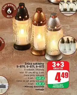 Dino Znicz szklany s-872 oferta