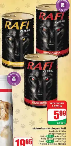 Dino Karma dla psa z wołowiną Rafi Classic oferta