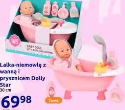 Action Lalka-niemowlę z wanną i prysznicem Dolly Star oferta